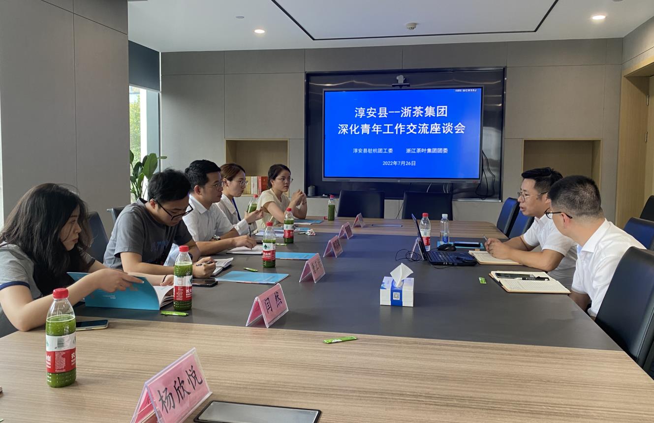 九洲(中国)集团团委与淳安县驻杭团工委开展联建交流