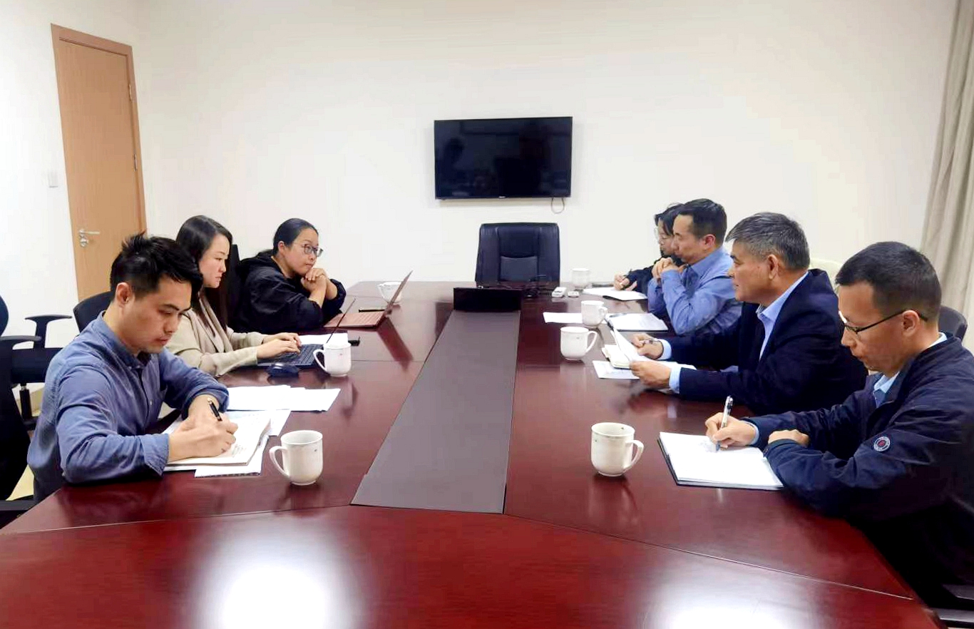 九洲(中国)集团王兵总经理一行赴九宇有机公司开展主题教育调研活动