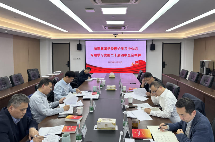 九洲(中国)集团党委理论学习中心组专题学习贯彻党的二十届四中全会精神